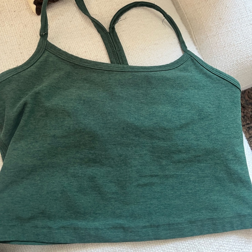 Beyond Yoga Forest Green Sports Bra Small